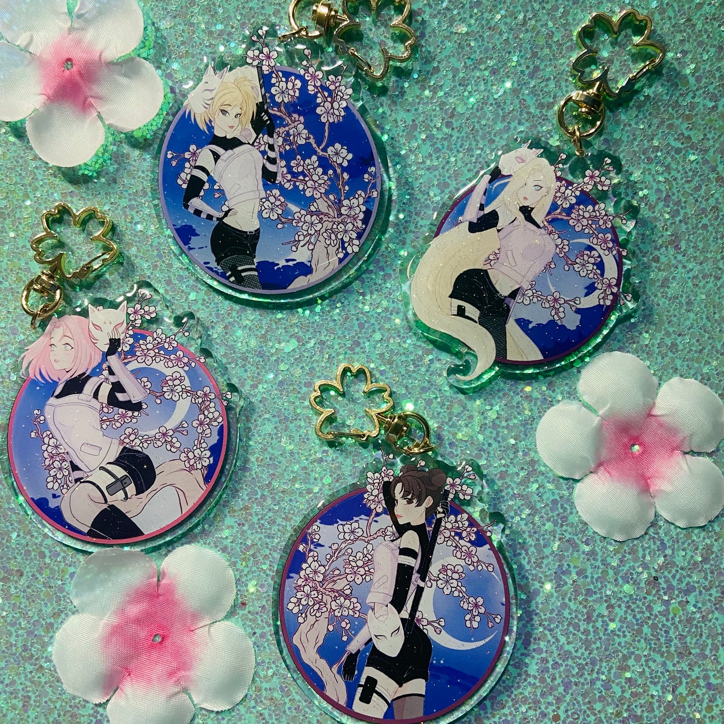Anbu Babes Acrylic charms