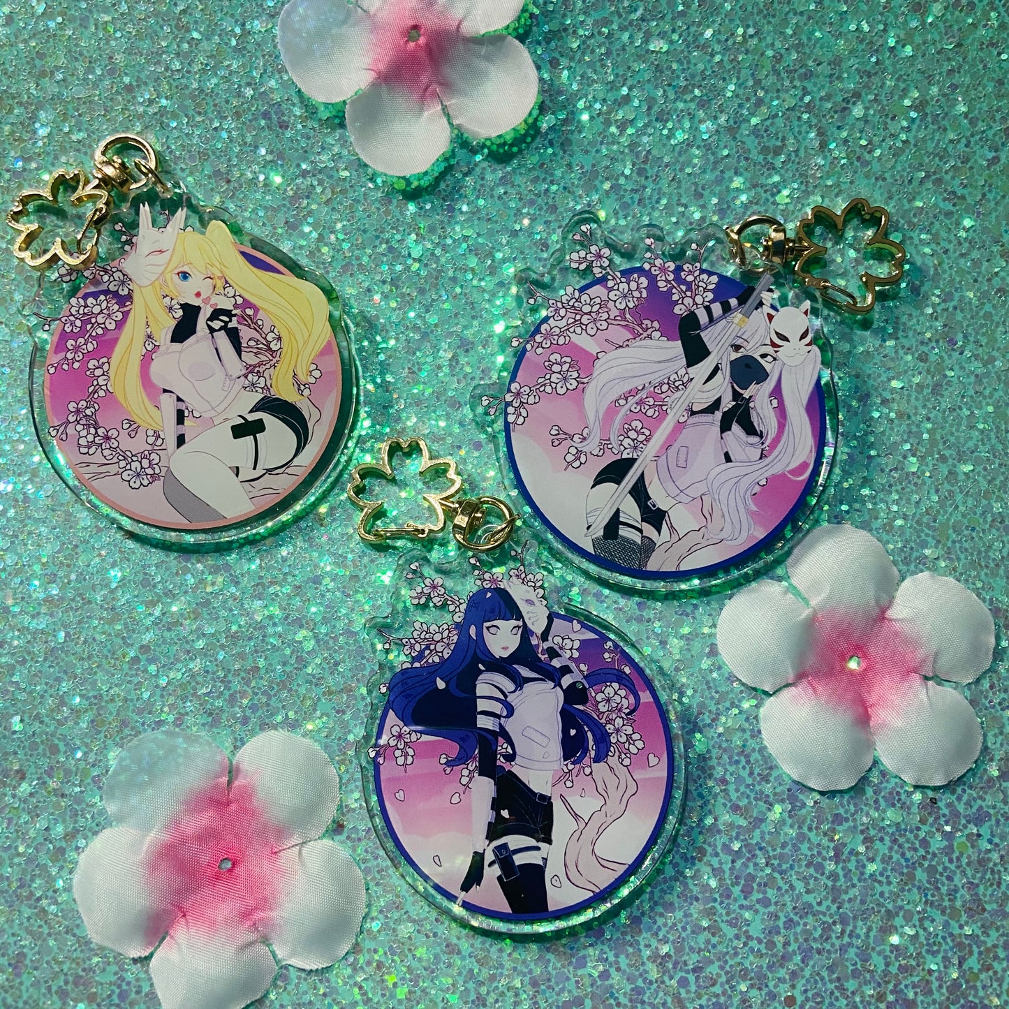 Anbu Babes Acrylic charms