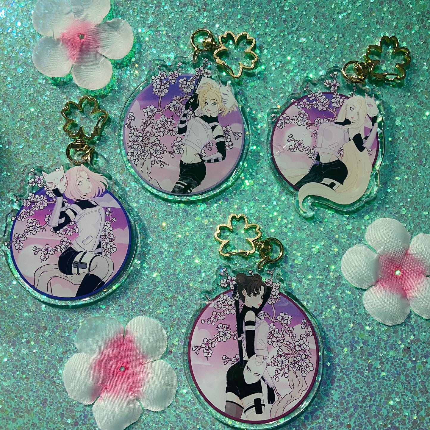 Anbu Babes Acrylic charms