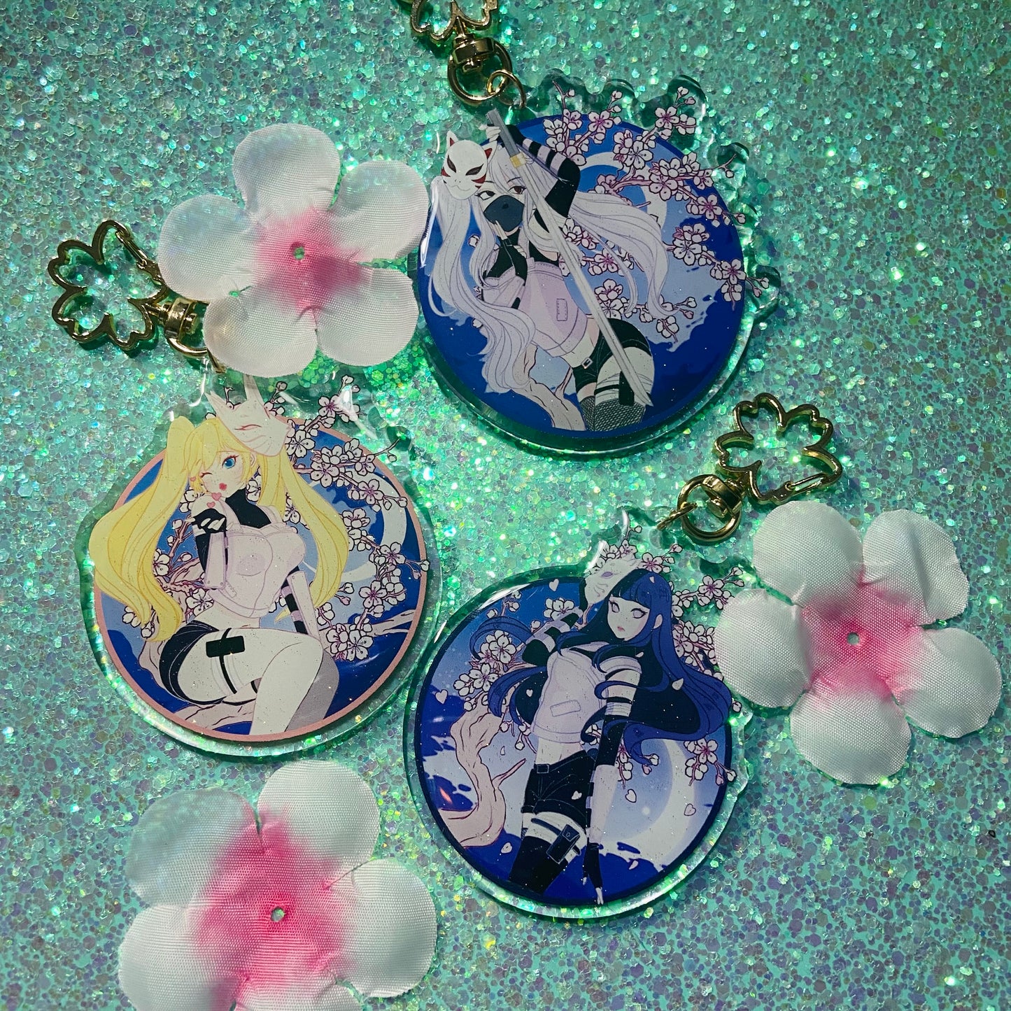 Anbu Babes Acrylic charms