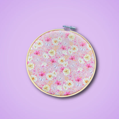 Soft Floral Display Hoop (6 inch)