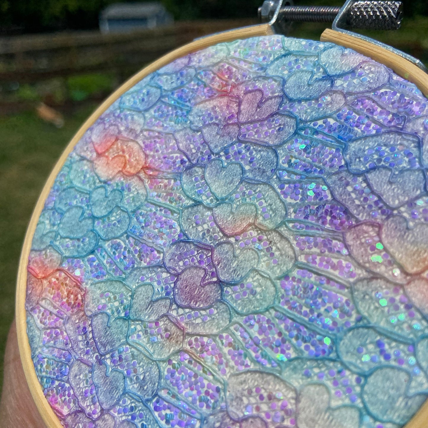 Mermaid Scales Display Hoop (4 inch)