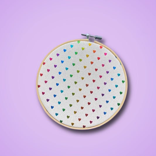 Pride Hearts Display Hoop (6 inch)