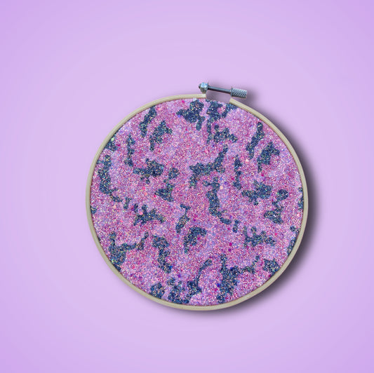 Pink Camo Display Hoop (6 inch)