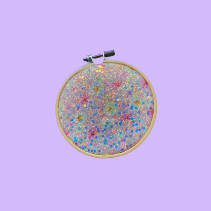 Sparkles & Flowers Display Hoop (4 inch)