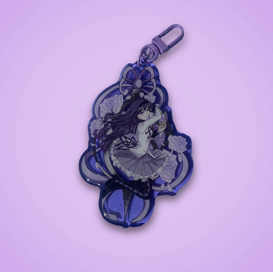 Purple Grief Seed Acrylic Charm