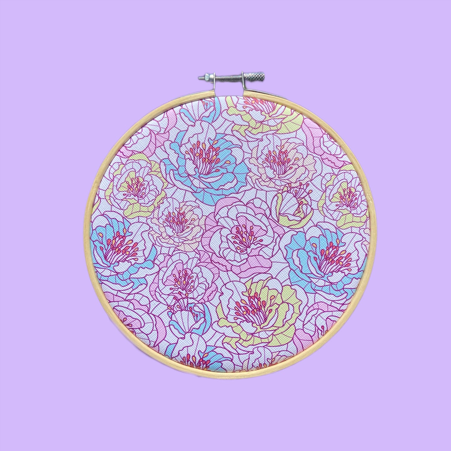 Floral Time Display Hoop (6 inch)