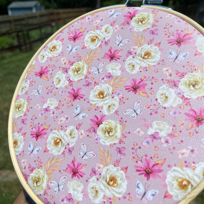 Soft Floral Display Hoop (6 inch)