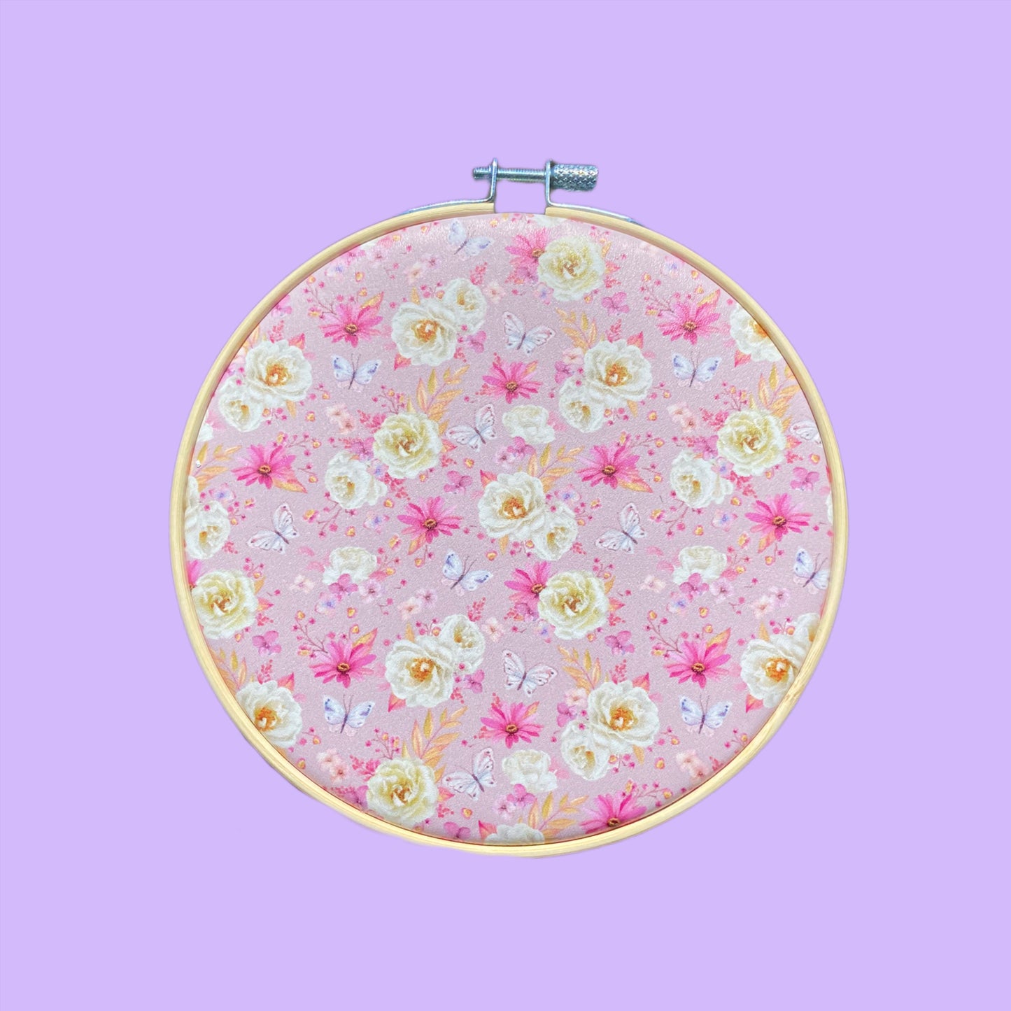 Soft Floral Display Hoop (6 inch)