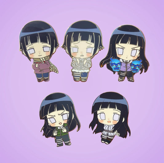 Hinata Evolution Chibis