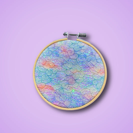 Mermaid Scales Display Hoop (4 inch)