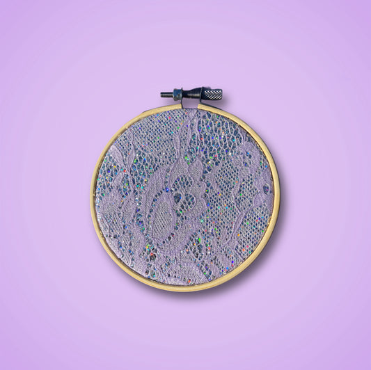 Lilac Glam Display Hoop (4 inch)