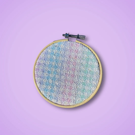 Pastel Plaid Display Hoop (4 inch)