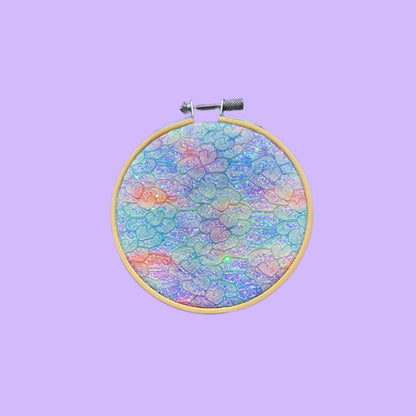 Mermaid Scales Display Hoop (4 inch)